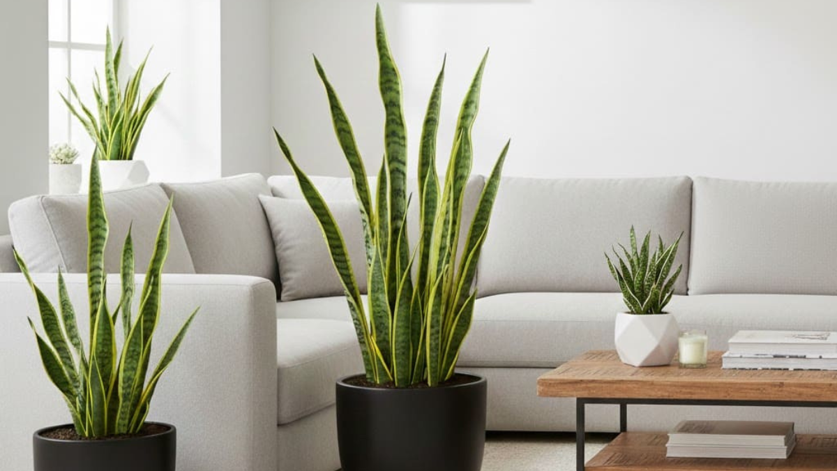 サンスベリアをリビングに飾るメリットと配置のコツ｜おしゃれなレイアウトと育て方